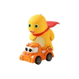 Мягкий винил, молочный дракон, сплав, воин, самокаты (апельсин)