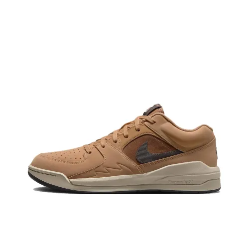 Nike Slip-resistant Abrasion-resistant Low Top Vintage Basketball Shoes Men's Brown