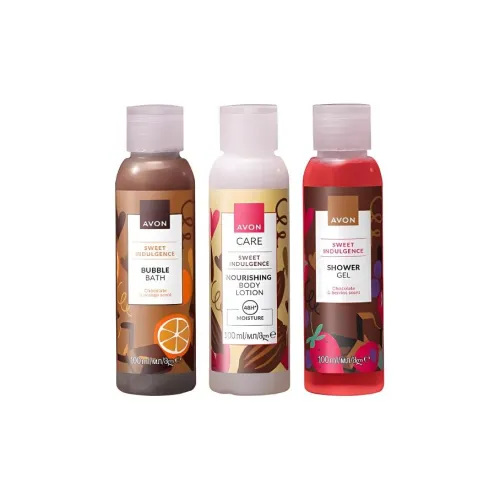 AVON Сладкий Indulgence Пузырьки Наборы для ванны Soothing Skin 100 мл + 100 мл + 100 мл