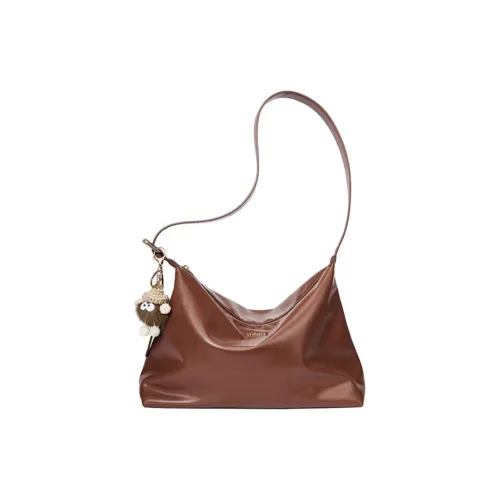 JOSINY ПУ (полиуретан) Тоут Сумка Сумка для покупок Сумка Сумка через плечо Средняя Женская Премиум Коричневый Черный