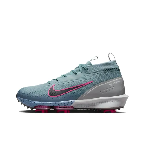 NIKE INFINITY Tour 2 Противоскользящая Устойчивая к истиранию MID Топ Обувь для гольфа Унисекс Зеленый Серый