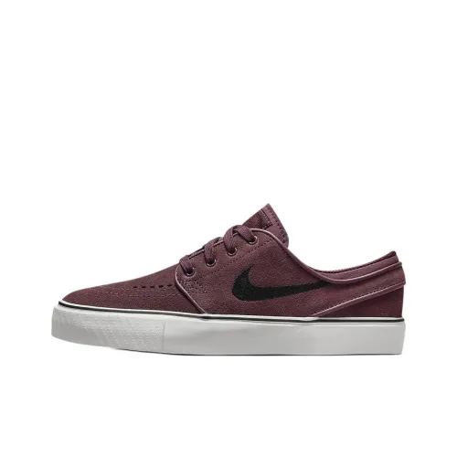 nike SB Stefan Janoski Slip-resistant Abrasion-resistant Low Top Детские Скейтбординги Burgundy Подростки