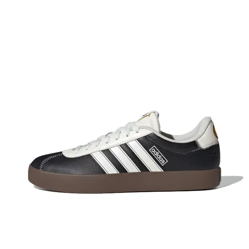 Adidas VL COURT 3,0 Slip-resistant Abrasion-resistant Low Top Skateboard Shoes Unisex Black Adidas VL COURT 3,0 Противоскользящие Устойчивые к истиранию Низкие Кеды для скейтбординга Унисекс Черные
