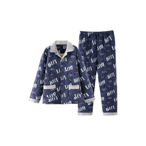 UAVAE ZJ LZS94805 Синий Мужской Пижамные комплекты