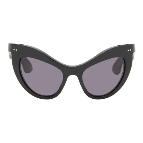 MARNI Металлический Ацетат Бабочка Солнцезащитные Очки Мужские Черные