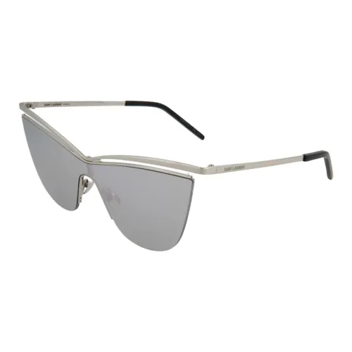 SAINT LAURENT Ацетат Кошачий глаз Солнцезащитные очки Женские Серый