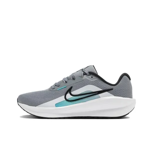 Nike DOWNSHIFTER 13 Устойчивый к истиранию Низкий Топ Повседневные Беговые кроссовки Мужские Серый Белый Зеленый