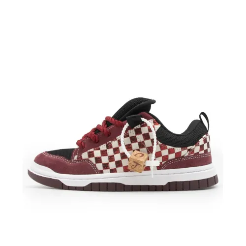 VXDT Casual Низкий Топ Красный Черный Унисекс