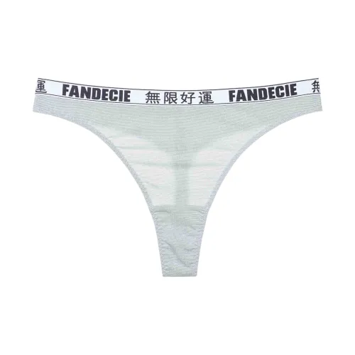 Fandecie 1 Pack Silver SIL Women's String