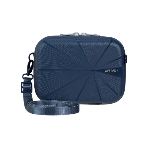 AMERICAN TOURISTER Полипропиленовая сумка через плечо унисекс морского синего цвета