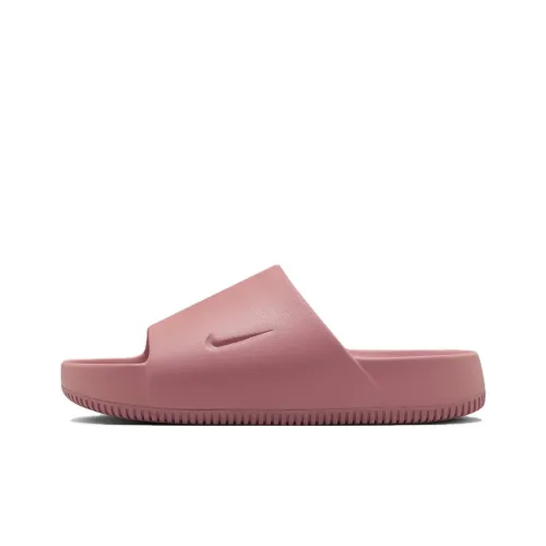 nike Calm Пенная подошва Противоскользящие и устойчивые к истиранию Шлепанцы Женские Розовый