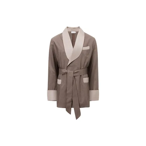 MANITO Халаты Унисекс Twill Каштановый Коричневый