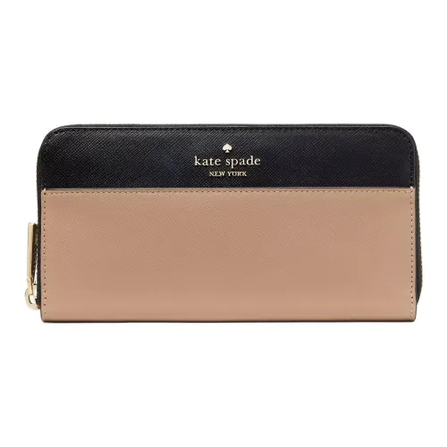 Kate Spade Saffiano кожа кошелек большой женский Roasted фундуковый смесь