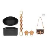 [Оригинальный Плечевой ремень] Цепь-удлинитель 17 см + Подкладка *Включает износостойкую пряжку