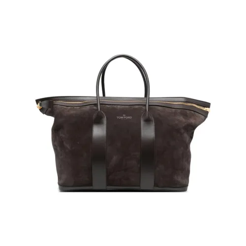 TOM FORD Замша Сумка Мужская Кофейно-Коричневая