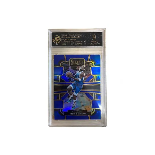 PANINI Эдвардс Timberwolves SELECT Синий Фолд Рефракция Звезда Сертифицированная карта 1 шт