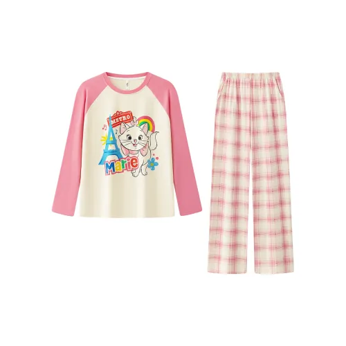 Gongdie X Disney Пижамный комплект Женские Розовый Абрикос