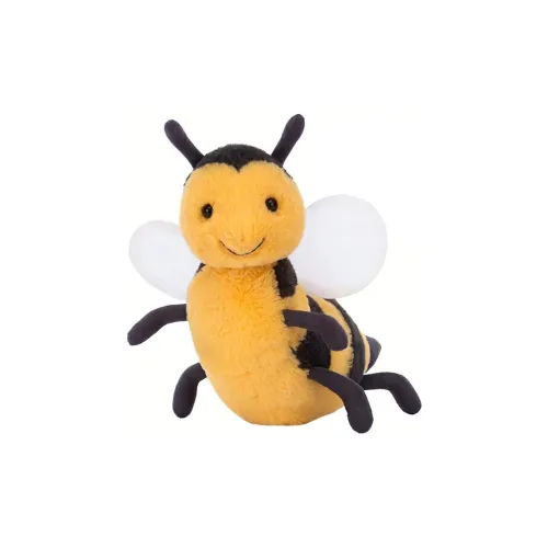 JELLYCAT Коллекция вдохновленная насекомыми Brinley Пчелка Кукла Плюшевая кукла 13 см Высота