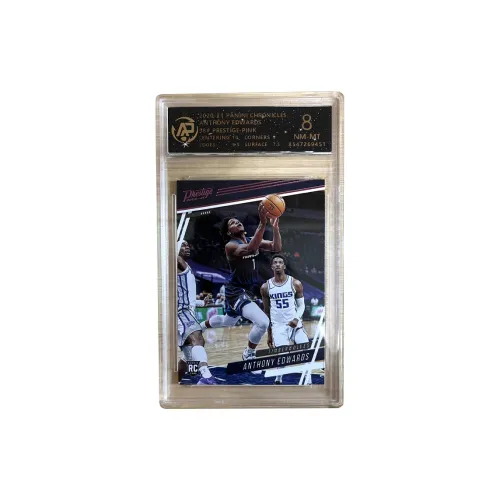 PANINI ANTHONY EDWARDS Timberwolves Chronicles RC Розовый Parallel Карта Новые Звезды Карта Игрока 8 Очков