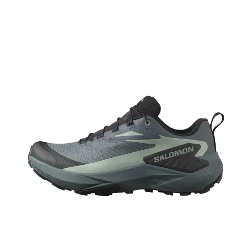 SALOMON Genesis Slip-Resistant Abrasion-Resistant Низкий Топ Беговые кроссовки Женские Серый