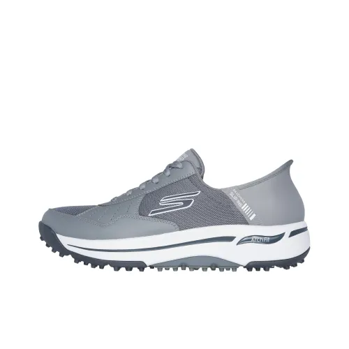 Skechers Go Golf Collection Низкие Топы Мужская Обувь для Гольфа Серого Цвета