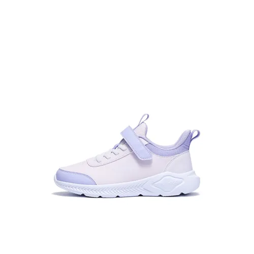 361°KIDS Шорты Устойчивые к истиранию Низкий Топ Детская Беговая Обувь Розовый Фиолетовый Детский