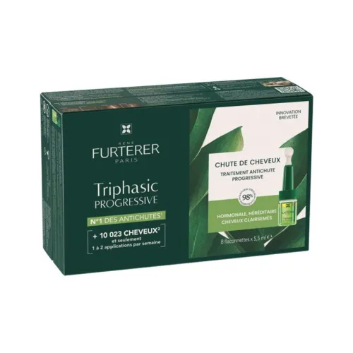 FULVDEYA Трипхазическая Прогрессивная Против выпадения волос Сыворотка для ухода за волосами 5,5 мл*8