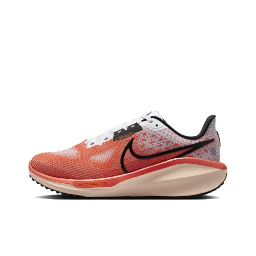 Nike Air Zoom Vomero 17 Дышащий Низкий Топ Повседневные Беговые Кроссовки Унисекс Белый Красный