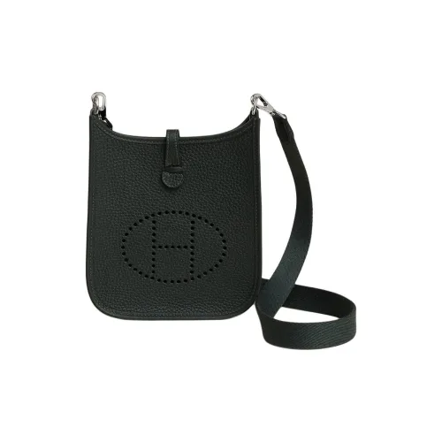 HERMES Evelyne Clemence Телячья кожа Evelyn Сумка через плечо Сумка на плечо Женская Изумруд