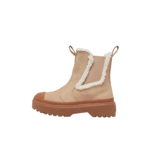 Конверс All Star Детские утепленные сапоги High Top Коричневый Для дошкольников