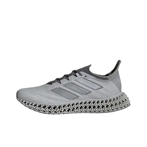 Adidas 4DFWD 4 Slip-Resistant Abrasion-Resistant Low-Top Беговые кроссовки Мужские Серые