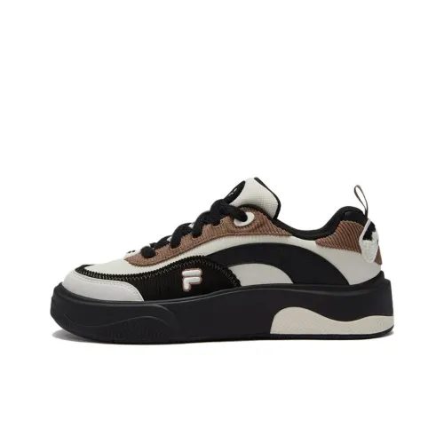 FILA FUSION STACK Low Топ Скейтборд Кроссовки Женские Белые Черные