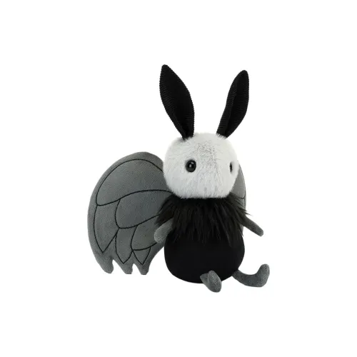 JELLYCAT Коллекция вдохновленная насекомыми Miff Mothman Кукла Плюшевая кукла 18 см Высота в сидячем положении