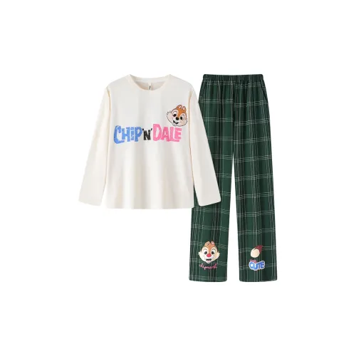 Gongdie X Disney Пижамный комплект Женский Белый