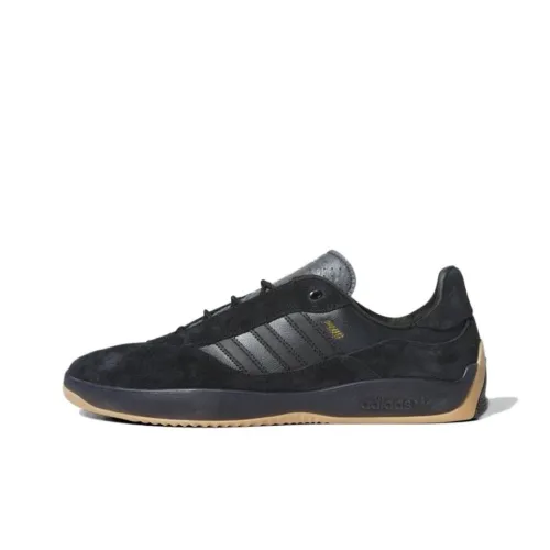 Adidas Originals Puig Slip Resistant Abrasion Resistant Низкие Кроссовки для скейтбординга Мужские Черные