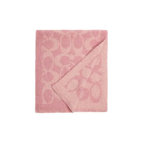 COACH Вязаные шарфы из альпаки для мужчин розовый