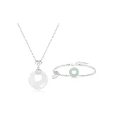 Богатство и Безопасность Пряжка [Зелёный] + Безопасность Пряжка Ожерелья