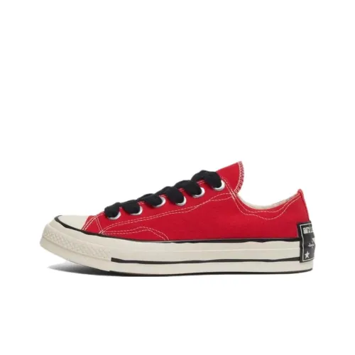 Converse 1970s Low Top Canvas Shoes Unisex Red Конверс 1970s Низкие Кеды Унисекс Красный