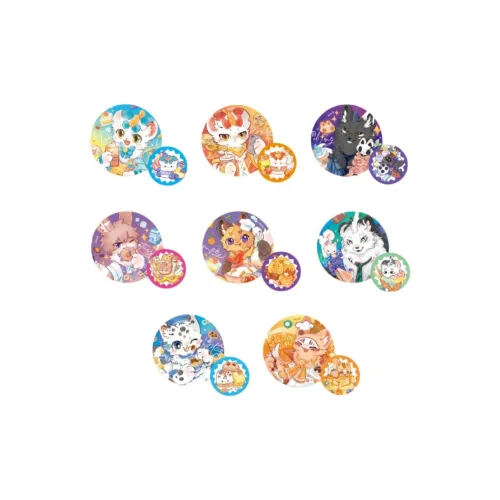 There are beasts Bakery Party Collection Слепые коробки Один Mystery Коробка Целая коробка 8 шт