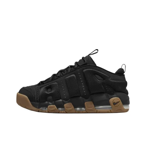 Nike Air More Uptempo Баскетбольные кроссовки Низкий Топ Черный Унисекс