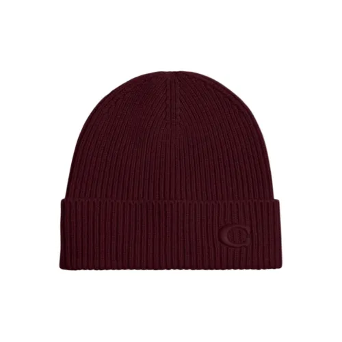 COACH Кашемир Шапки-бини Мужской Красный