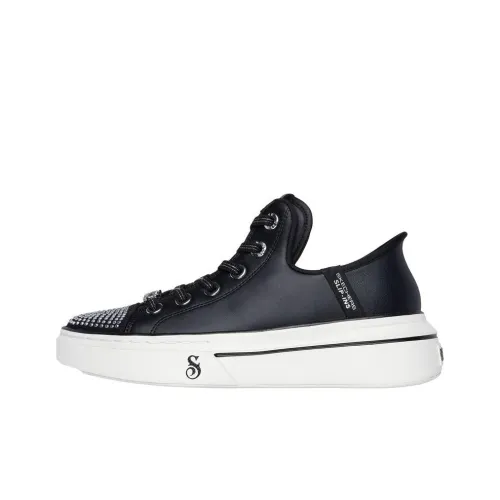 Snoop Dogg x Skechers Snoop One Low Топ Повседневная обувь Женская Черный Белый