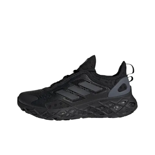 RICH MNISI x Adidas Web Boost Slip Resistant Abrasion Resistant Low Топ Детские беговые кроссовки Черный Подростки