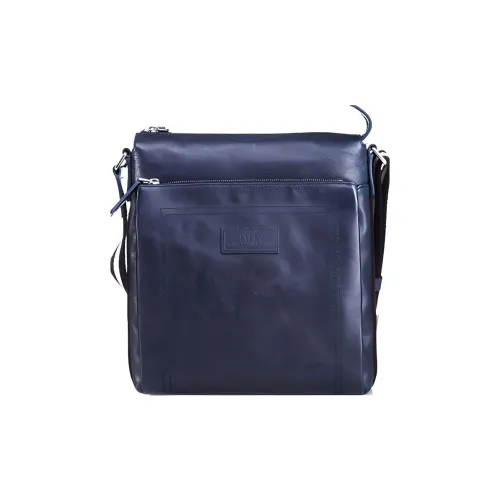 BALLY Сумка через плечо из натуральной кожи мужская синяя