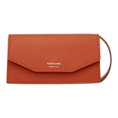 Ferragamo Сумка через плечо из коровьей кожи Мужская Оранжевая Красная