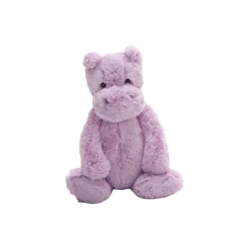 JELLYCAT Shy Collection Бегемот NORTH America Ограниченный Гиацинтово-фиолетовый Куклы Плюшевая кукла 31 см Высота