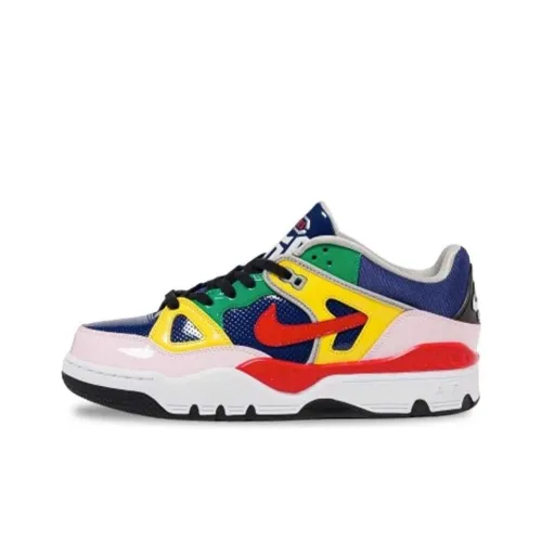 NIGO x Nike Air FORCE 3 Slip-resistant Abrasion-resistant Low Top Skateboard Shoes Unisex Blue NIGO x Nike Air FORCE 3 Противоскользящие устойчивые к истиранию низкие топ скейтборд обувь унисекс синий