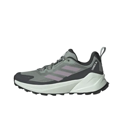 adidas Terrex TRAILMAKER 2,0 Противоскользящий Устойчивый к истиранию Низкий Топ Походная обувь Женская Зеленая Белая