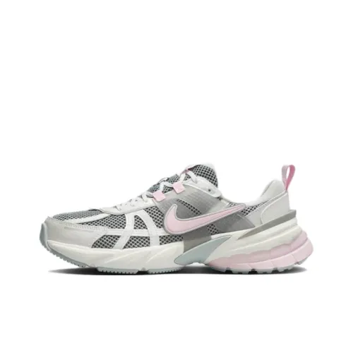 Nike V2K Run Беговые кроссовки Низкий Топ FLOATING Лайм/Розовая Пена/Пыль Фотон/Металл Гора Белый/Дымчато-серый Женские