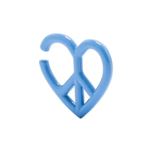 MOSCHINO Серьги из цинкового сплава женские синие